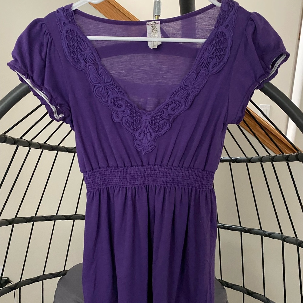 Small Le cielo purple shirt